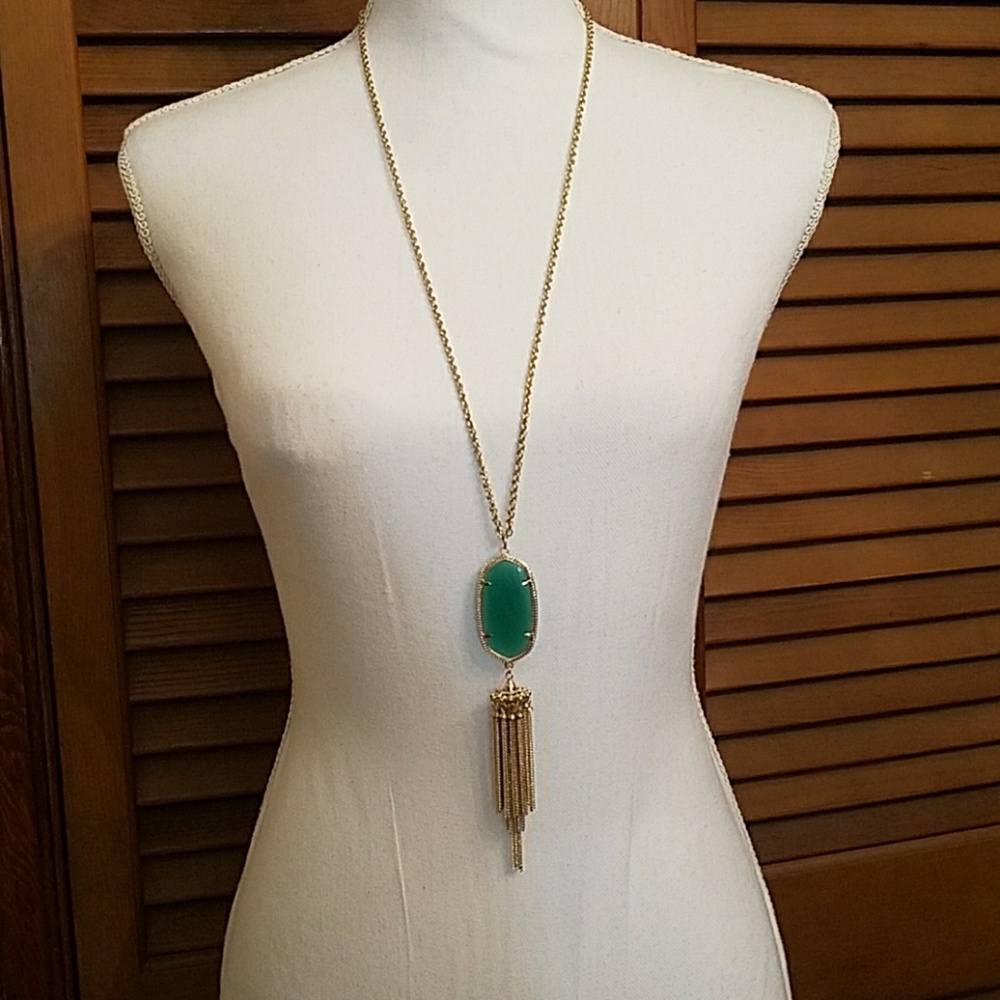 Kendra Scott Rayne Emerald Necklace
